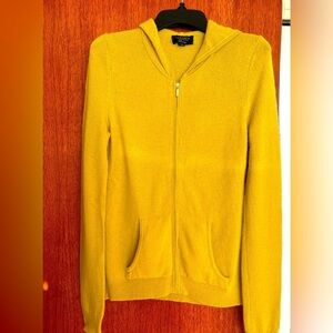 New cashmere Zip-Up Hoodie